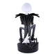 Détail du visage sculpté de la figurine Jack Skellington sur support manette