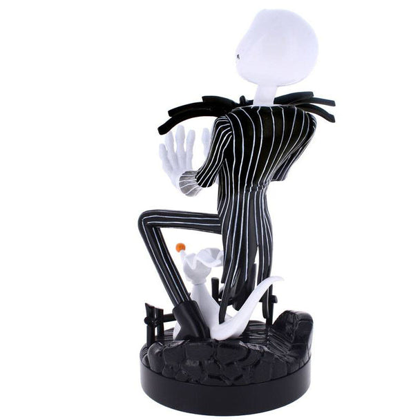 Support manette Jack Skellington en position de maintien avec fond blanc