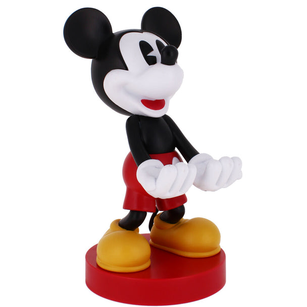 Vue rapprochée du design détaillé du support Mickey pour manettes et smartphones