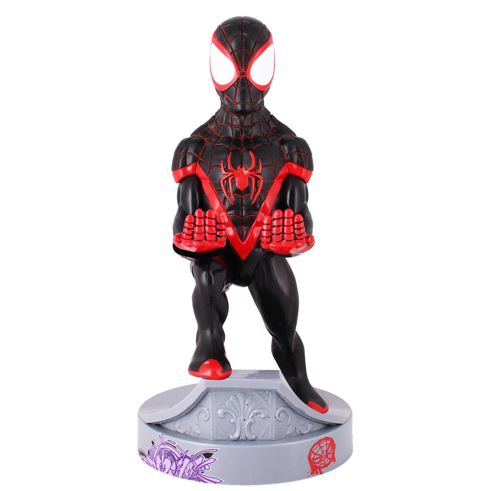 Ensemble complet du support câble Spiderman avec plusieurs manettes compatibles exposées