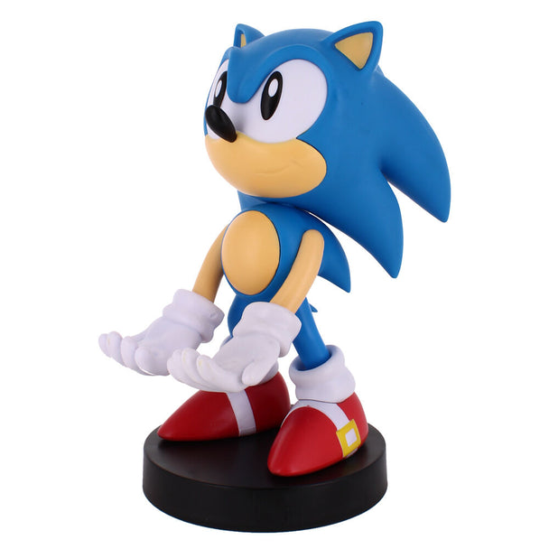 Vue de côté du support Sonic 30e anniversaire avec une manette Xbox Series S/X posée et prête à être chargée