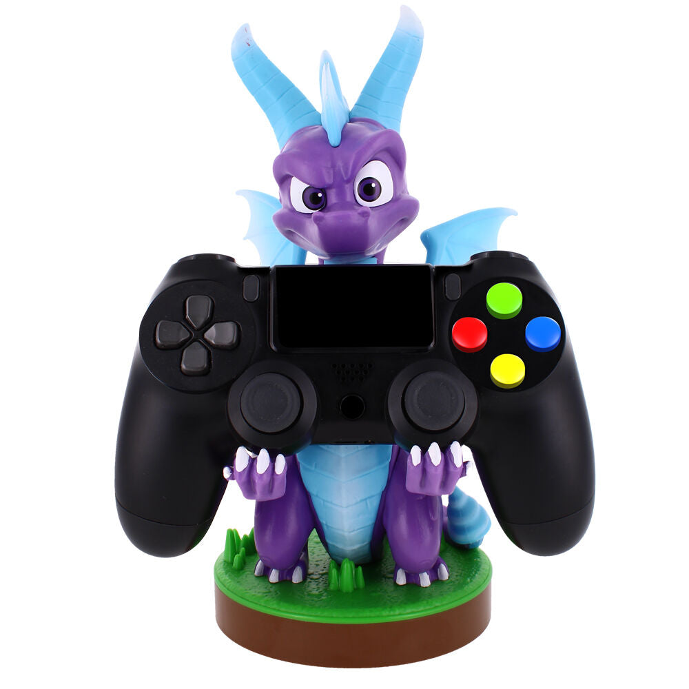 Support Cable Guy Spyro tenant un smartphone iPhone en position verticale