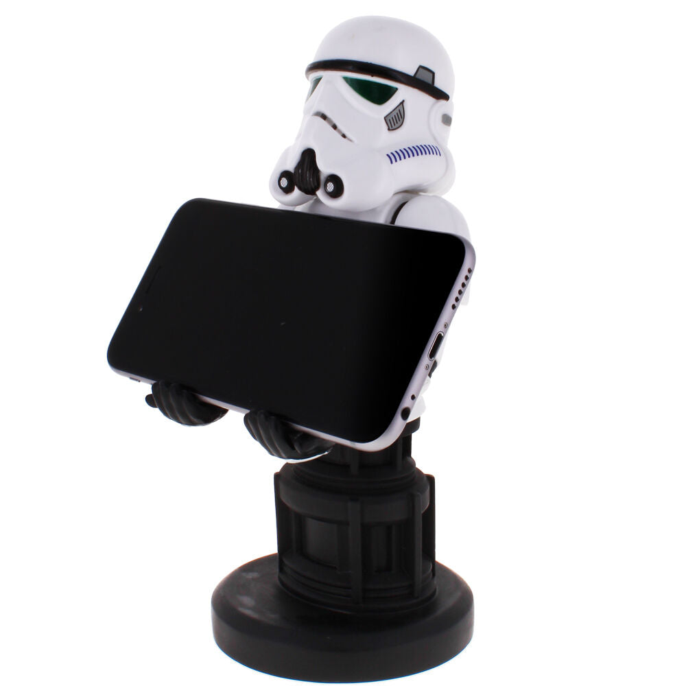 Présentation du design détaillé du support câble Stormtrooper en plastique haute qualité