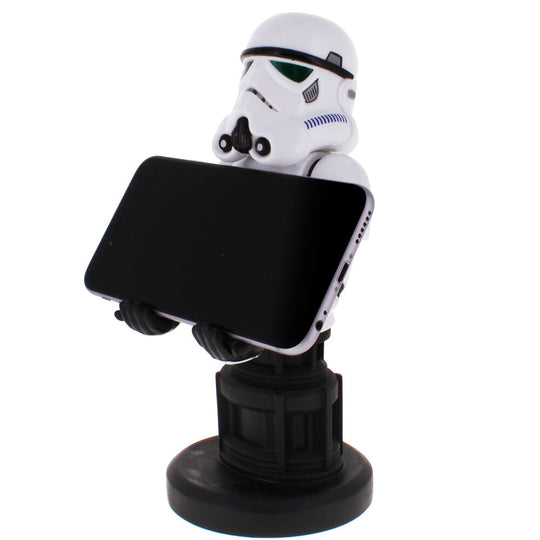 Présentation du design détaillé du support câble Stormtrooper en plastique haute qualité