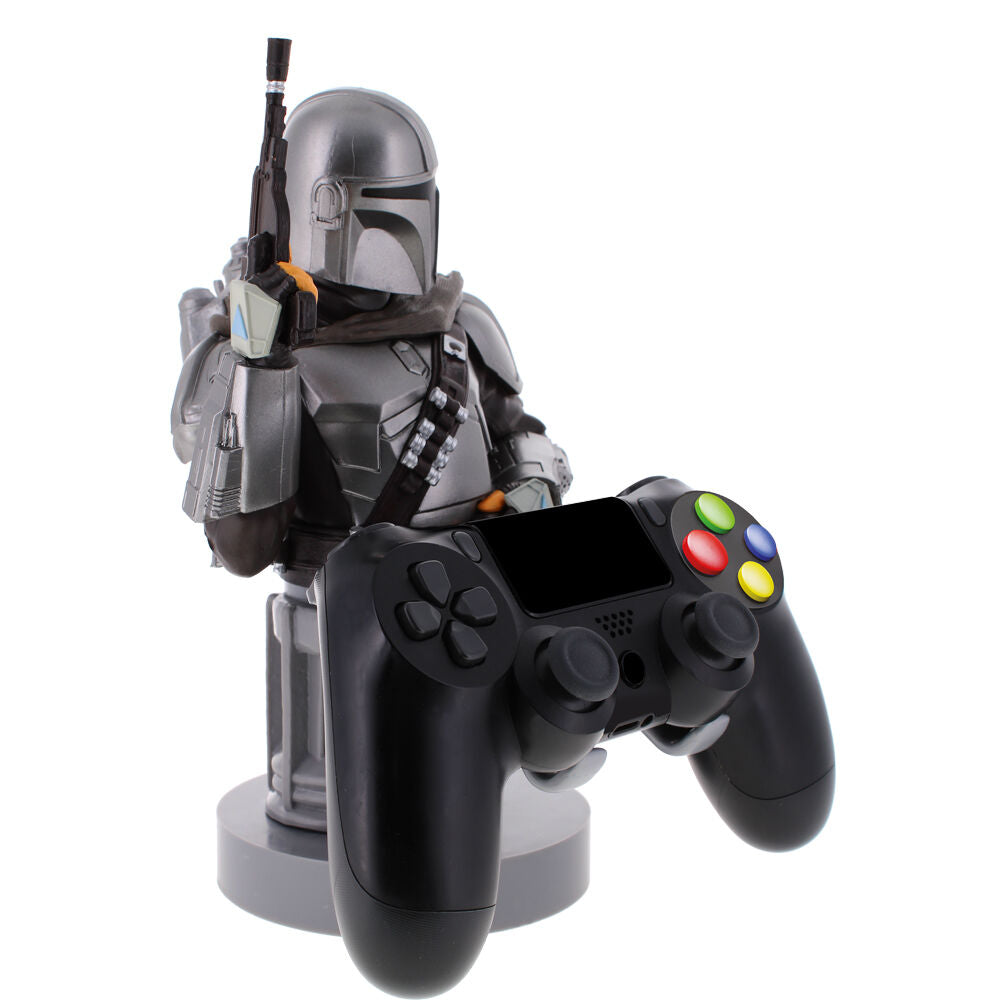 Support câble Star Wars The Mandalorian avec manette et câble de charge non inclus visible en arrière-plan