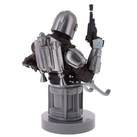 Vue rapprochée du support câble Mandalorian montrant le design détaillé et la finition soignée