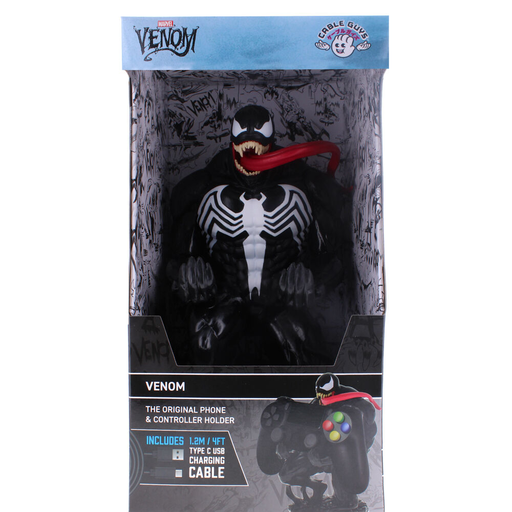Emballage du support Marvel Venom Cable Guy avec logo EXQUISITE GAMING visible