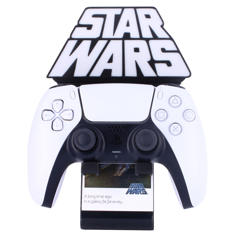 Support Cable Guy avec manette PS5 placée sur le système breveté R.E.S.T. pour maintien sécurisé