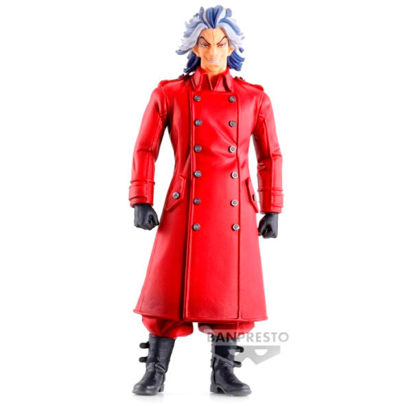 Figurine Tajiu Shiba de Tokyo Revengers mesurant 19cm, vue de face avec détails précis et couleurs vives