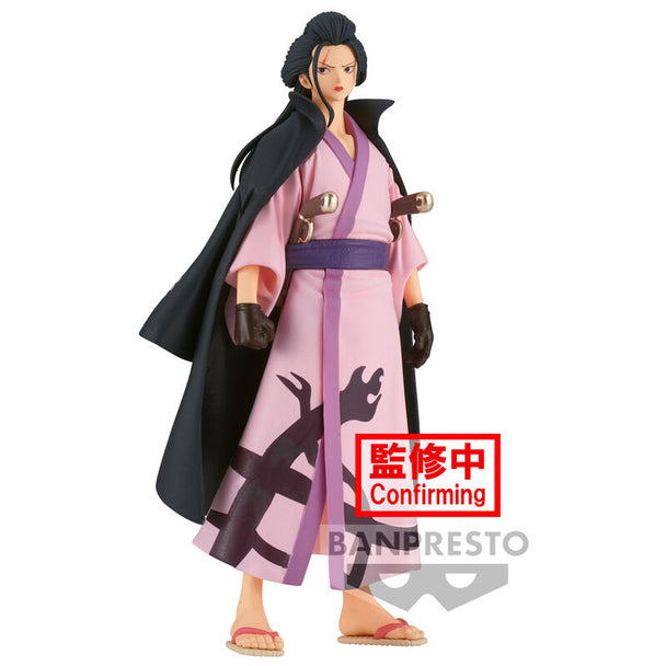 Figurine Izou One Piece The Grandline Men DXF vue de face, hauteur 17 cm