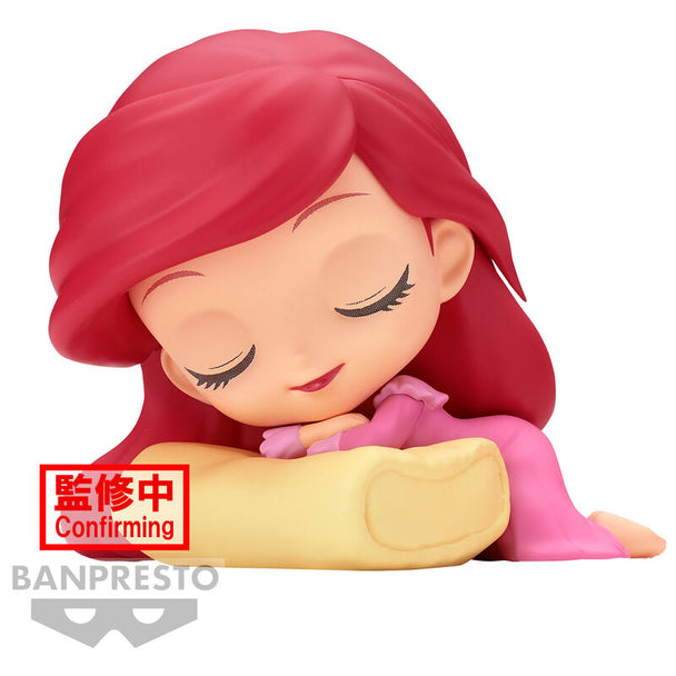 Figurine Q Posket Ariel de La Petite Sirène en vue de face, hauteur 7 cm, détails soignés