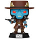 Détail de la figurine Funko POP Cad Bane avec son chapeau caractéristique et son blaster, édition 9 cm