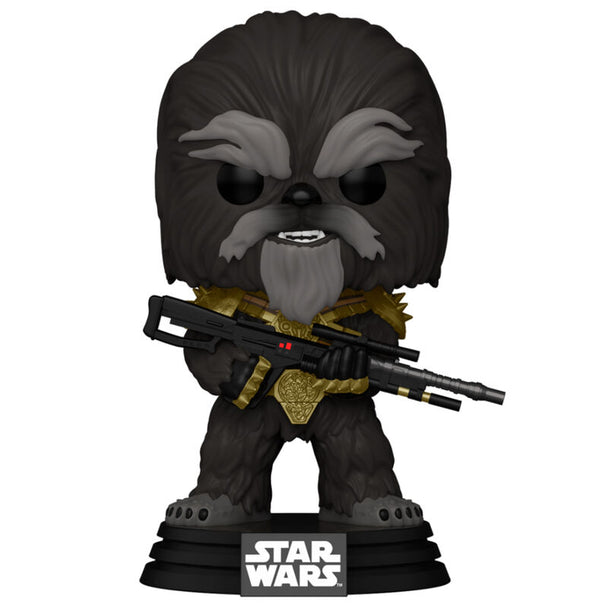 Emballage cadeau de la figurine Funko POP Krrsantan Star Wars The Book of Boba Fett avec logo officiel