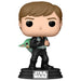 Figurine Funko POP Grogu de 9cm en vinyle, personnage emblématique de Star Wars The Book of Boba Fett, présentée dans sa boîte collector.