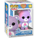 Vue rapprochée de la figurine Care a Lot Bear Funko POP avec détails colorés et expression souriante