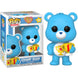 Collection complète montrant la figurine Funko POP Care Bears Champ Bear avec ses accessoires