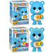 Figurine Funko POP Care Bears Champ Bear 9cm vue de face dans sa boîte cadeau 40e anniversaire