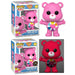 Figurine Funko POP Care Bears Hopeful Heart Bear 9cm vue de face avec boîte cadeau 40e anniversaire