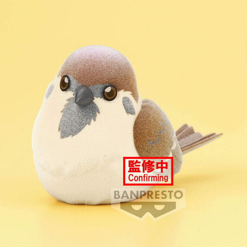 Figurine BANPRESTO Chuntaro Fluffy Puffy Demon Slayer, présentation côté avec texture fluffy visible