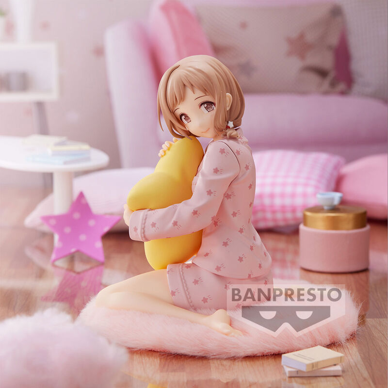 Vue arrière de la figurine Mano Sakuragi The Idolmaster Shiny Colors avec finitions soignées