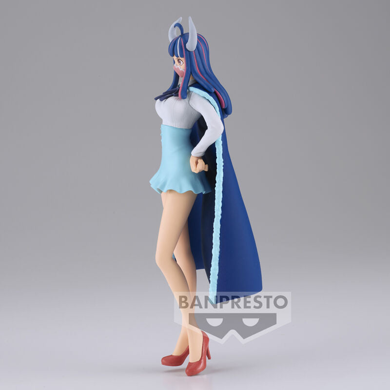 Vue arrière de la figurine Ulti DXF mettant en valeur les textures et finitions de qualité BANPRESTO