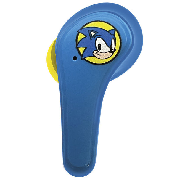 Boîtier de recharge compact et léger des écouteurs Sega Classic Sonic pour enfants
