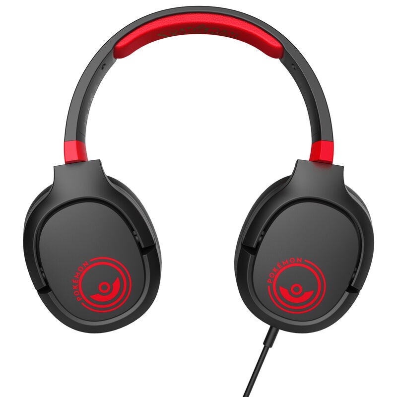 Profil latéral du casque gaming Pokémon montrant la structure légère et confortable