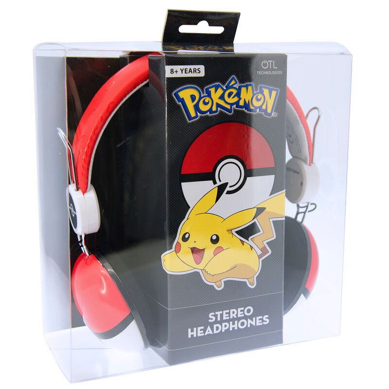Casque Pokémon porté par un enfant, illustrant le confort et l'ajustement facile de l'arceau.