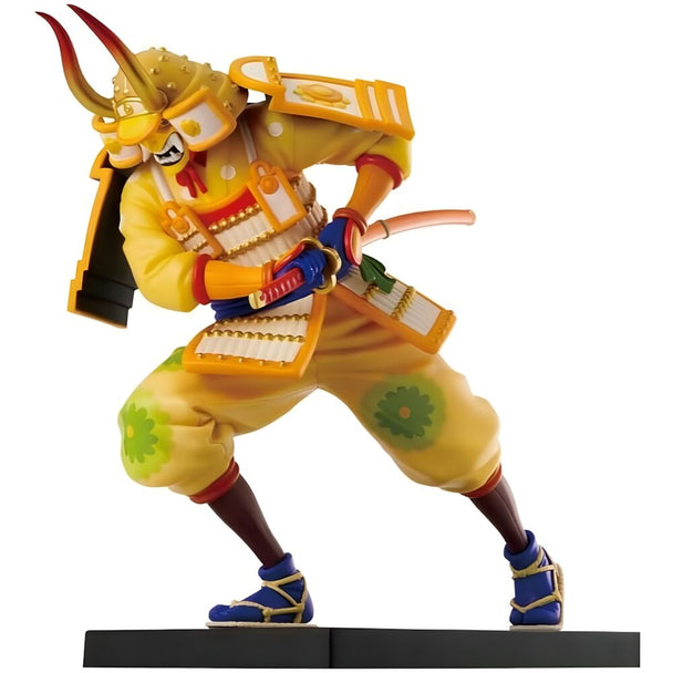 Figurine détaillée de Kikunojo Ichibansho des Nine Red Scabbards, haute de 11 cm, édition BANPRESTO.