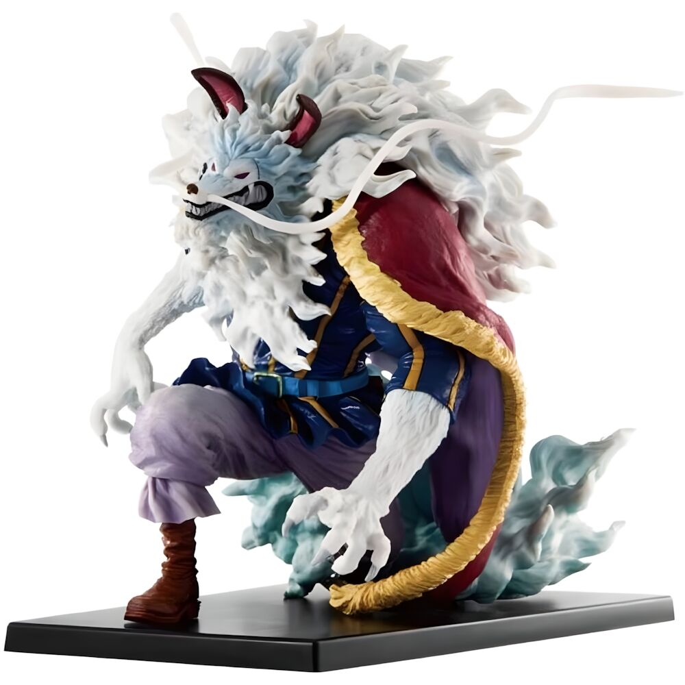 Figurine Inuarashi Ichibansho de 17cm issue de la série One Piece The Nine Red Scabbards par BANPRESTO, vue détaillée du personnage.