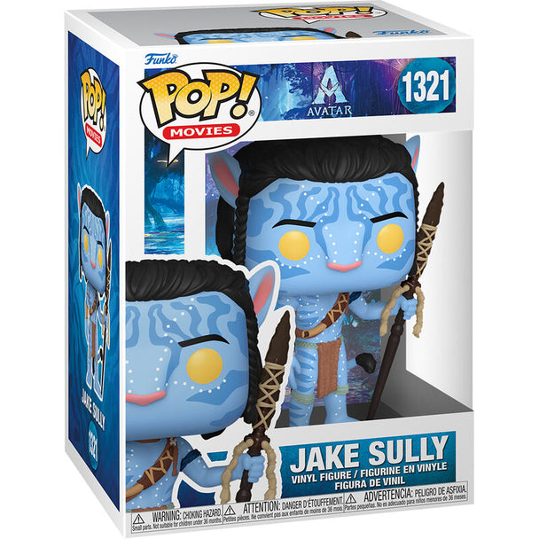 Emballage de la figurine Funko POP Jake Sully, boîte cadeau transparente avec logo Funko et Avatar
