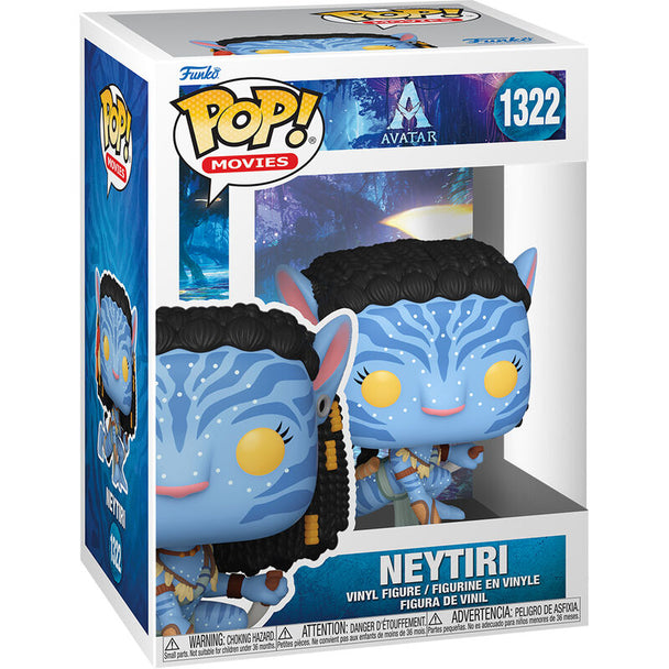 Boîte cadeau Funko POP Neytiri Avatar montrant le packaging collector et coloré