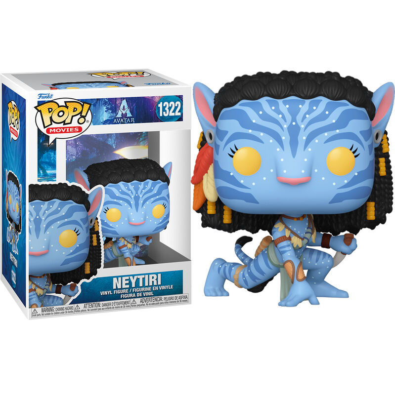 Vue arrière de la figurine Neytiri Funko POP Avatar exposant les détails du design et finition