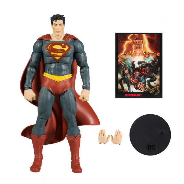 Figurine Superman 17 cm avec détails précis et articulation signée McFarlane Toys