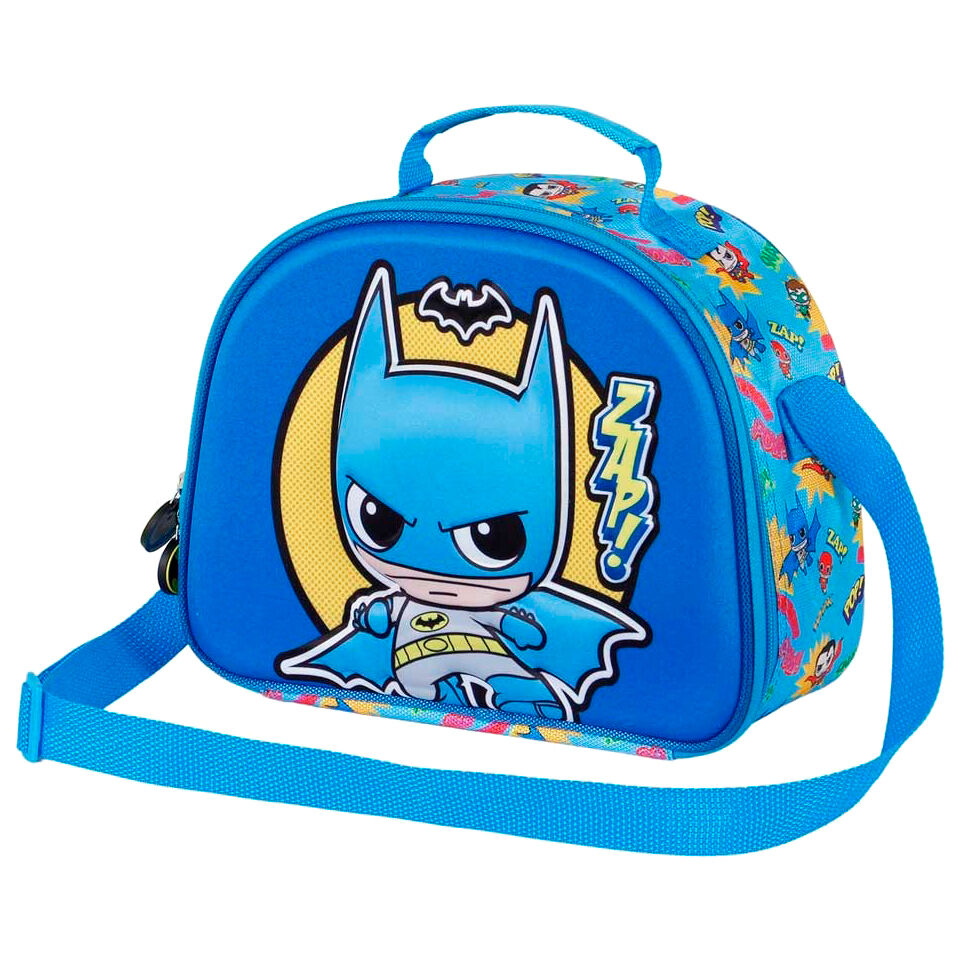 Sac à déjeuner Batman DC Comics porté à l'épaule avec bandoulière réglable