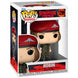 Figurine Funko POP Hunter Robin de Stranger Things en vinyle, vue de face dans sa boîte vitrine transparente