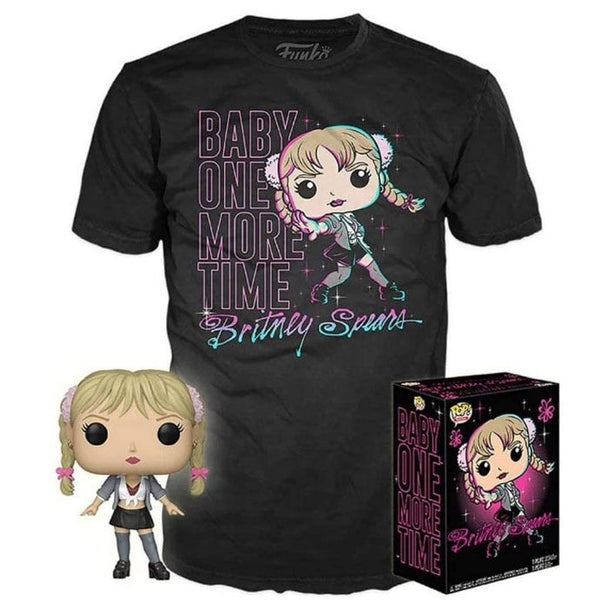 Figurine POP exclusive de Britney Spears en tenue One More Time, vue de face avec détails colorés