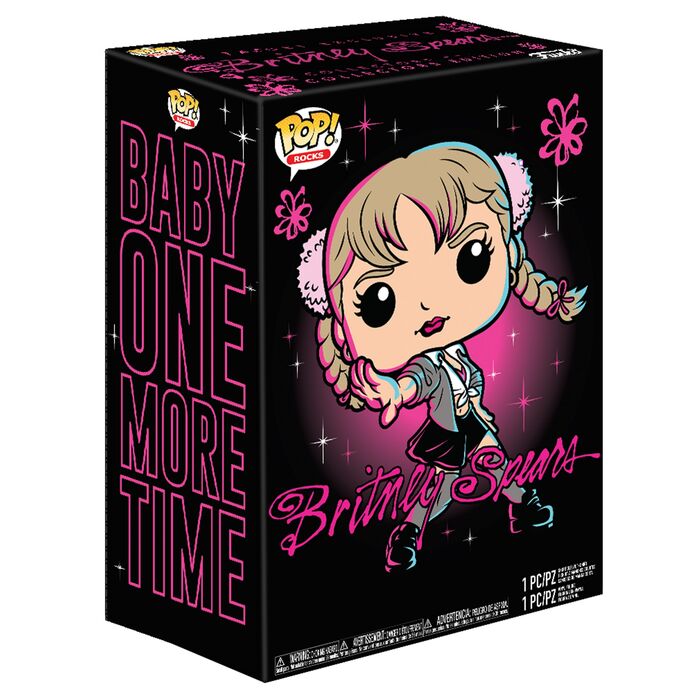 Vue portée du t-shirt Britney Spears One More Time montrant la coupe et l'ajustement