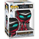 Figurine POP Ironheart MK2 de Marvel Black Panther Wakanda Forever vue de face avec détails précis.