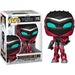 Zoom sur la tête de la figurine FUNKO Ironheart MK2 inspirée de Black Panther Wakanda Forever.