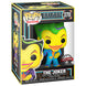 Zoom sur la figurine Funko POP Joker montrant les détails de peinture et expression