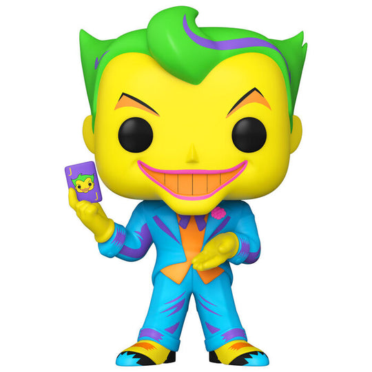 Packaging exclusif du set FUNKO POP Batman Joker avec logo DC Comics visible et design attractif.