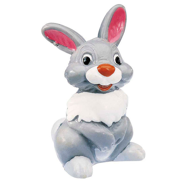 Figurine Disney Bambi Thumper de 5cm en PVC par BULLYLAND, vue de face avec détails précis.