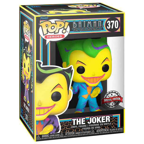 T-shirt DC Comics Batman et Joker avec impression colorée sur fond noir, présenté à plat