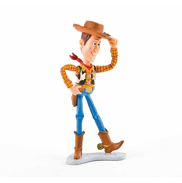 Figurine Woody Toy Story 4 BULLYLAND de 10 cm avec détails réalistes et couleurs vives.