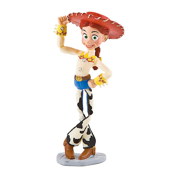 Figurine Jessie Toy Story 4 de 10 cm par BULLYLAND avec détails précis et couleurs vives.