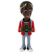 Profil gauche de la figurine Lucas Stranger Things MINIX montrant son expression