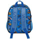 Détail du compartiment principal zippé du sac à dos Sonic The Hedgehog avec doublure intérieure visible
