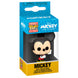 Porte-clés FUNKO Pocket POP représentant Mickey Mouse de la collection Disney Classics, vue de face avec détails colorés