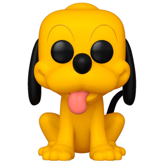 Vue rapprochée de la figurine Pluto Funko POP avec ses détails colorés et son expression joyeuse